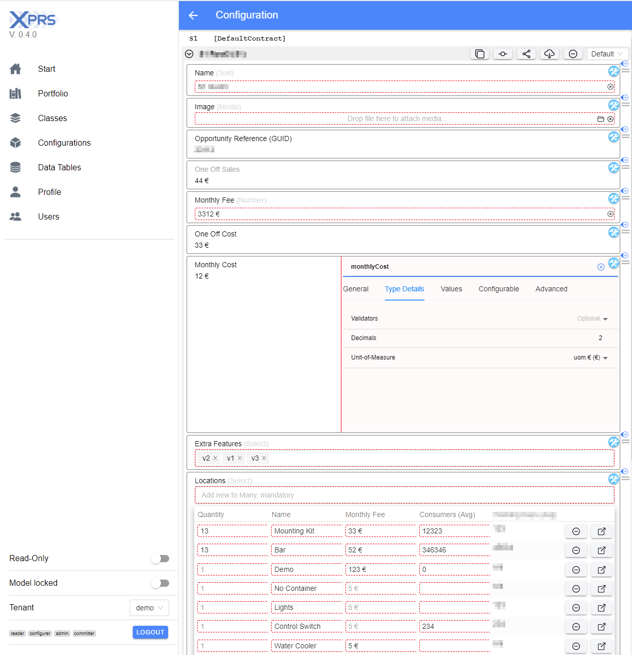 xPRS GUI